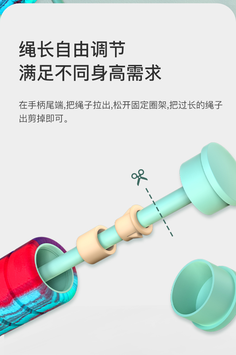 美国JOROTO品牌 跳绳专业轴承可调长度男女健身运动中考专用学生成人(图11)